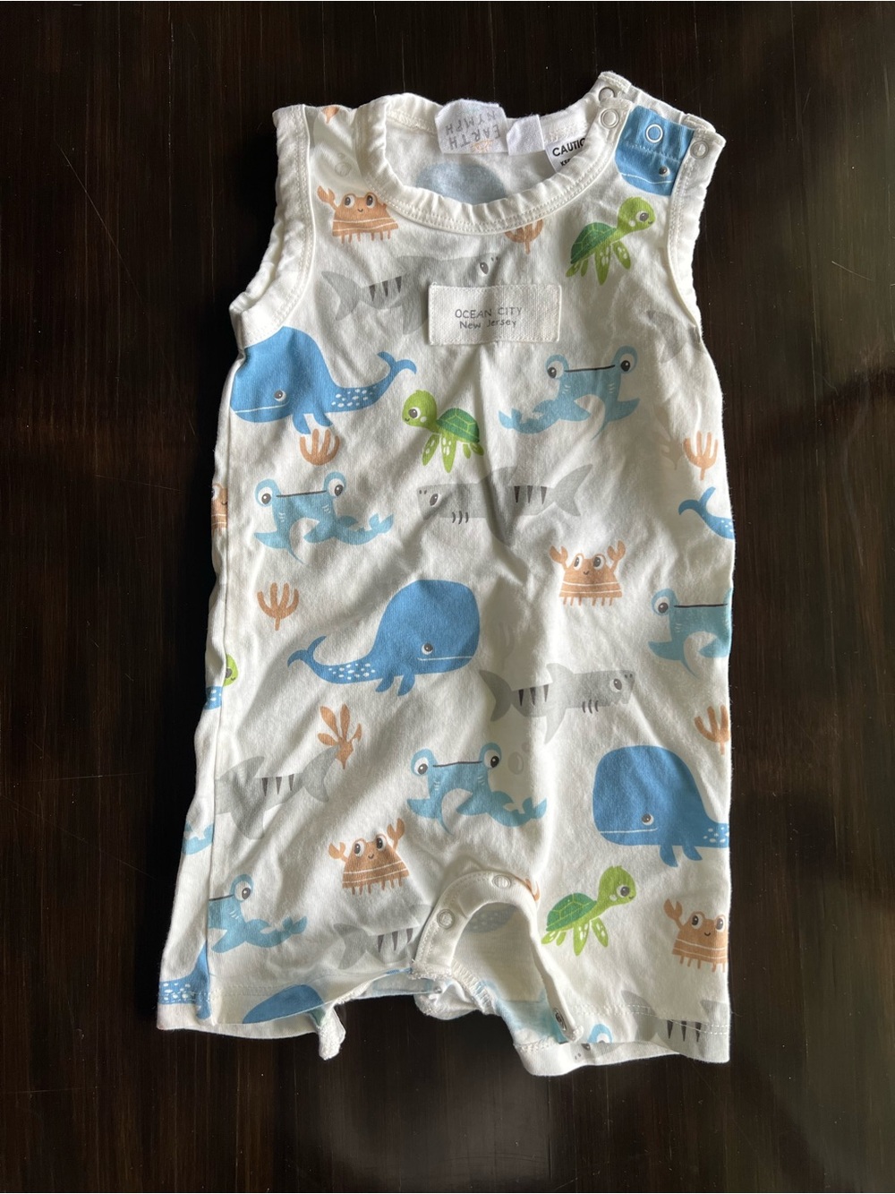 Ocean city nj baby romper